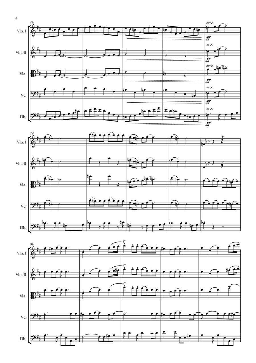 Total Eclipse Of The Heart String Orchestra scores gallery preview page 6