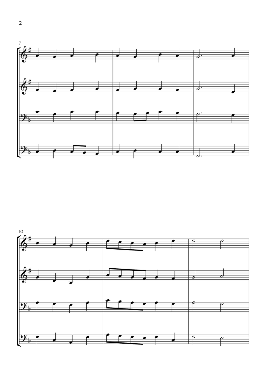 All Hail the Power of Jesus' Name (Brass Quartet) Brass Quartet scores gallery preview page 2