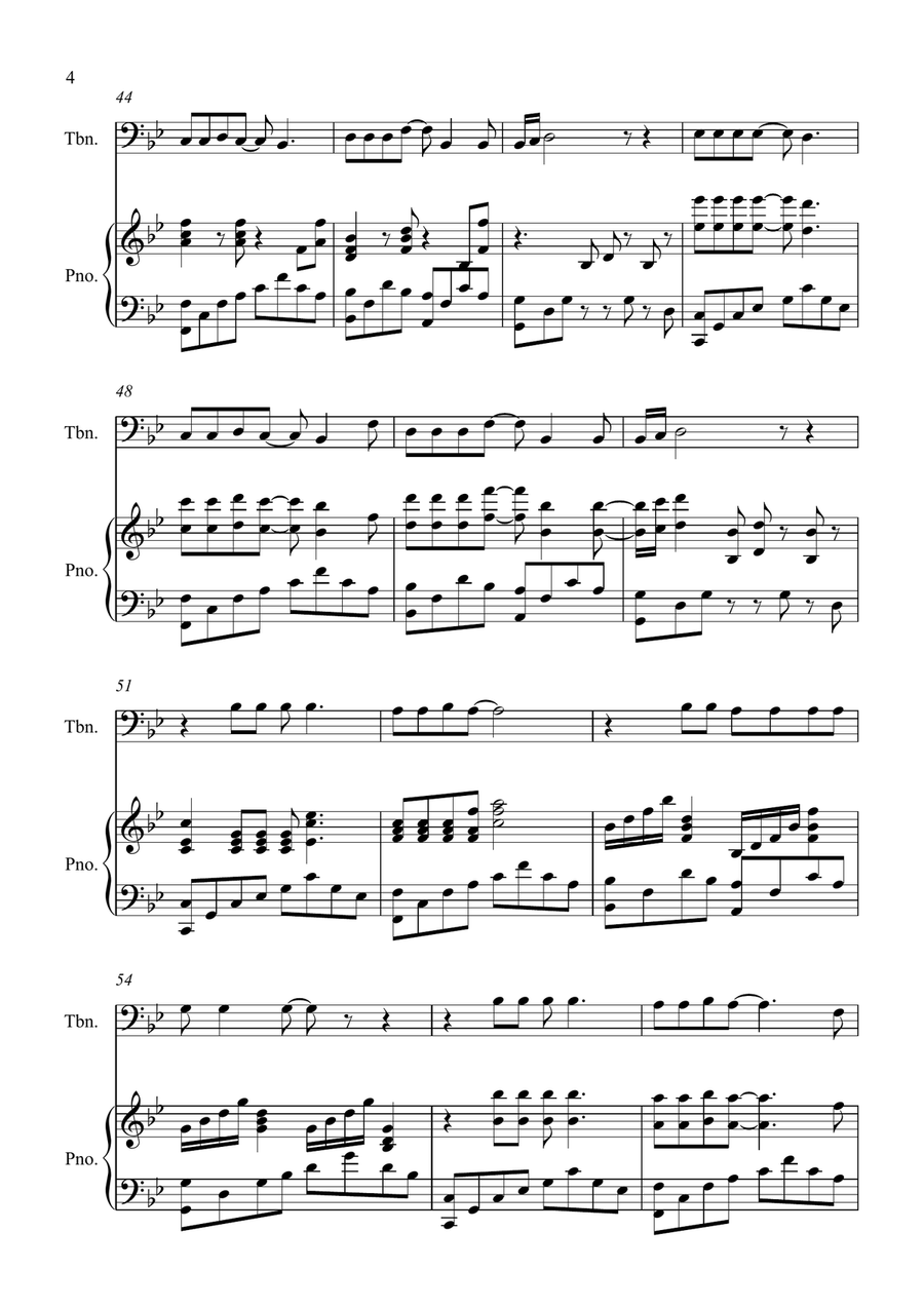 Shallow Shallow Piano scores gallery preview page 4