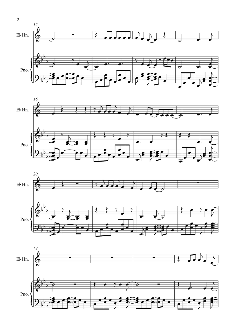 Shallow Shallow Horn scores gallery preview page 2