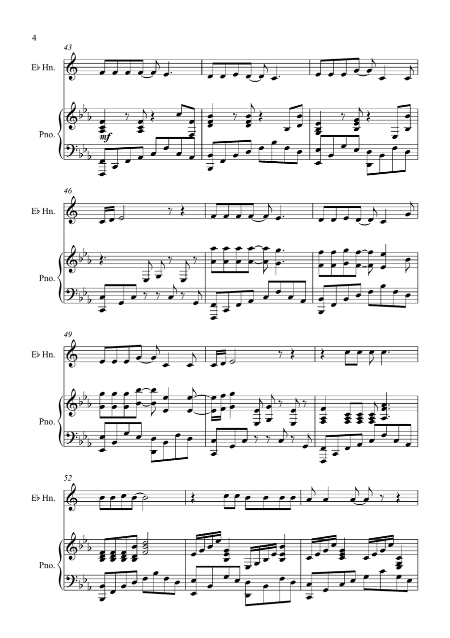 Shallow Shallow Horn scores gallery preview page 4
