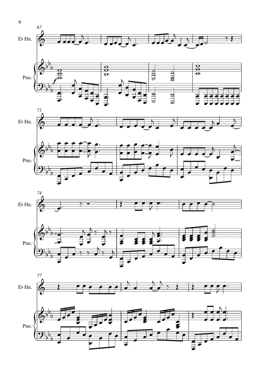 Shallow Shallow Horn scores gallery preview page 6