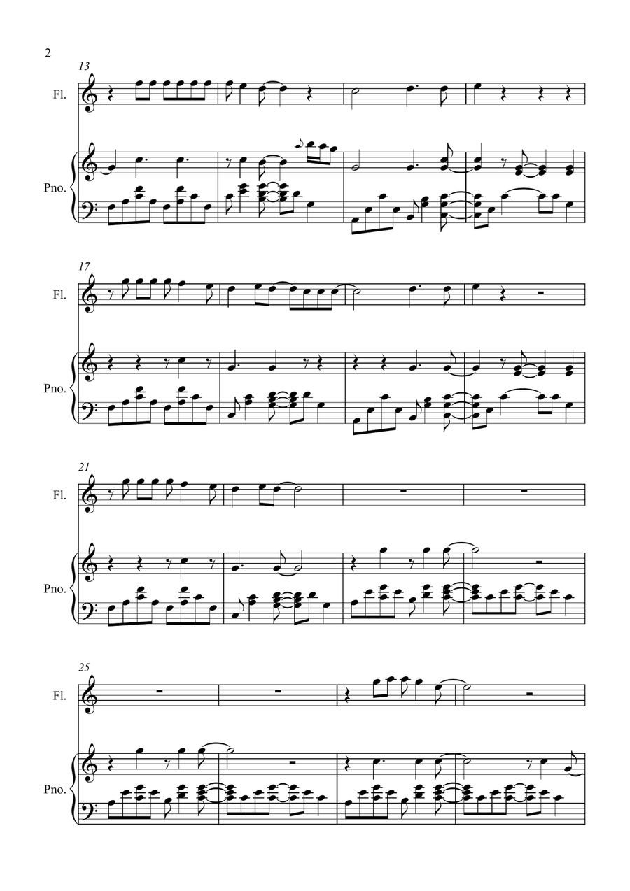Shallow Shallow Flute Solo scores gallery preview page 2