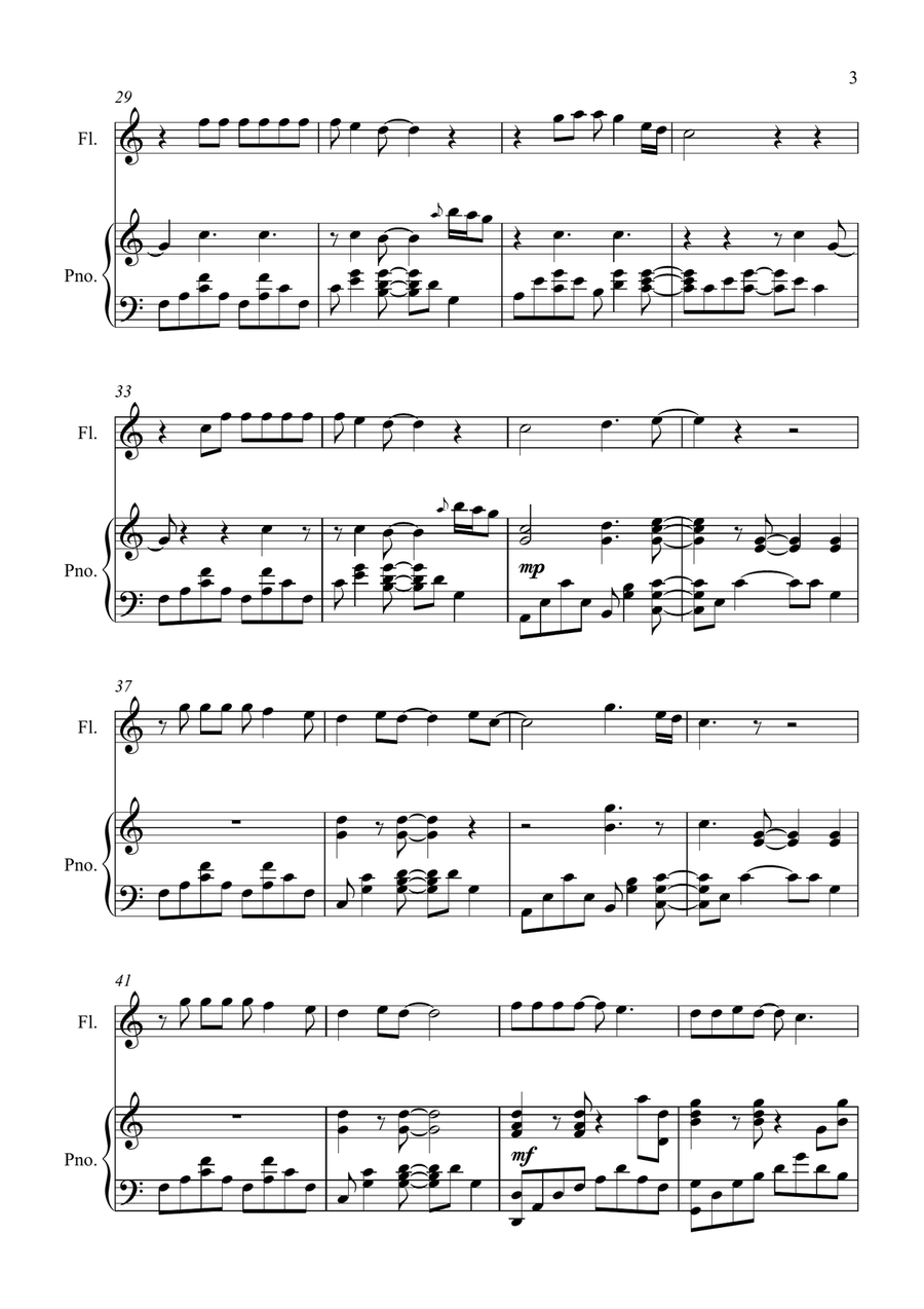 Shallow Shallow Flute Solo scores gallery preview page 3