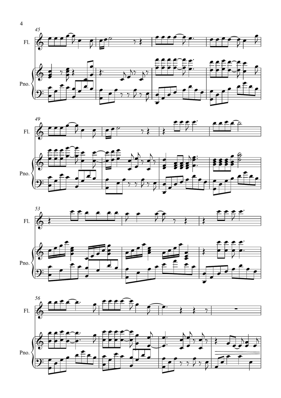 Shallow Shallow Flute Solo scores gallery preview page 4