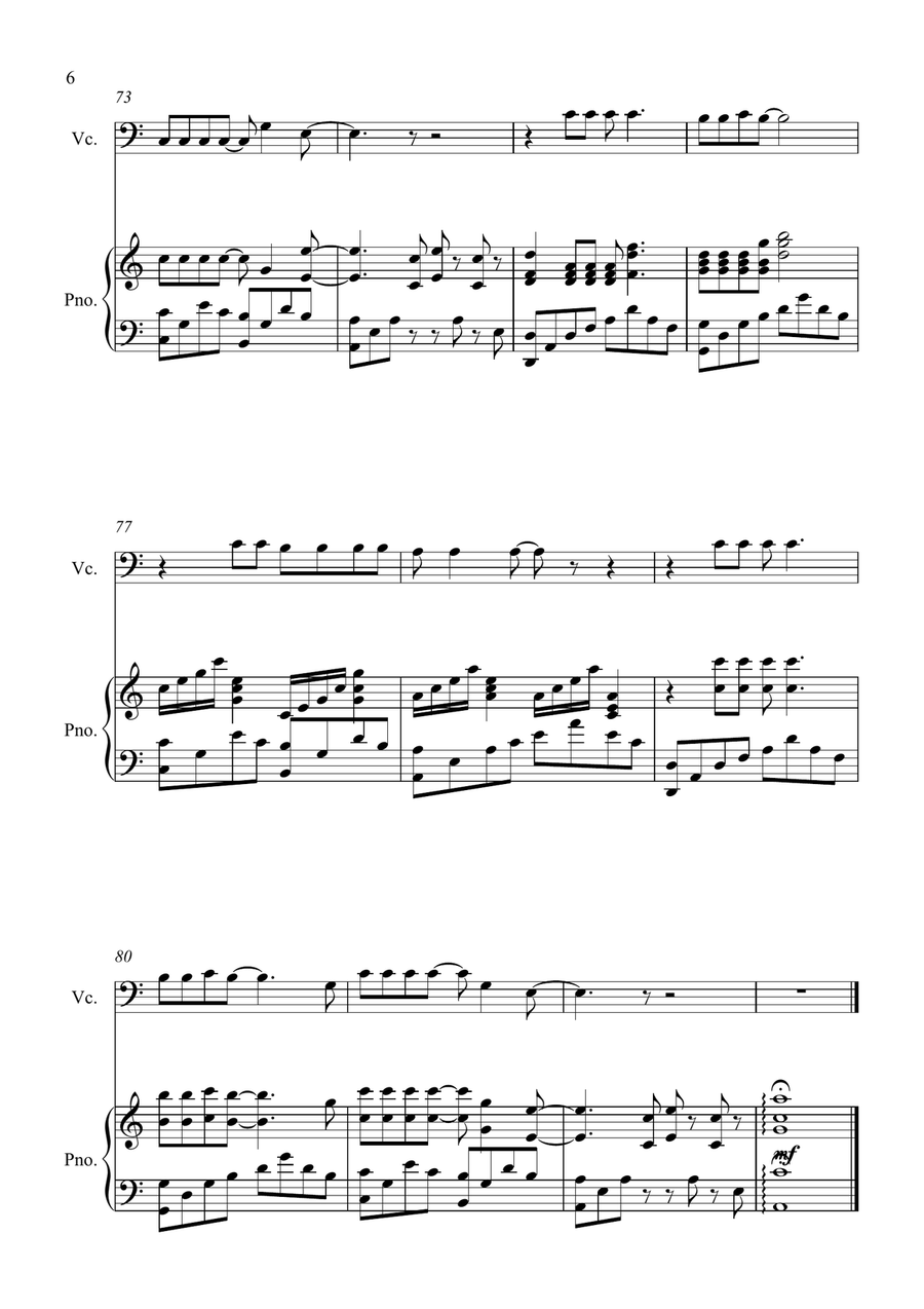 Shallow Shallow Piano scores gallery preview page 6