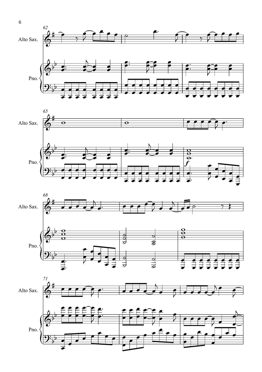 Shallow Shallow Alto Saxophone scores gallery preview page 6