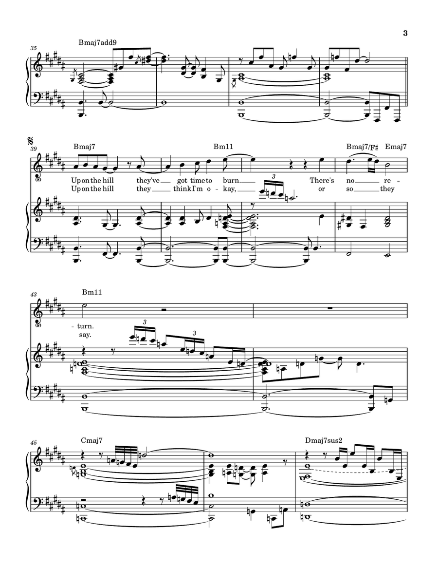 Aja Aja Piano, Vocal scores gallery preview page 4