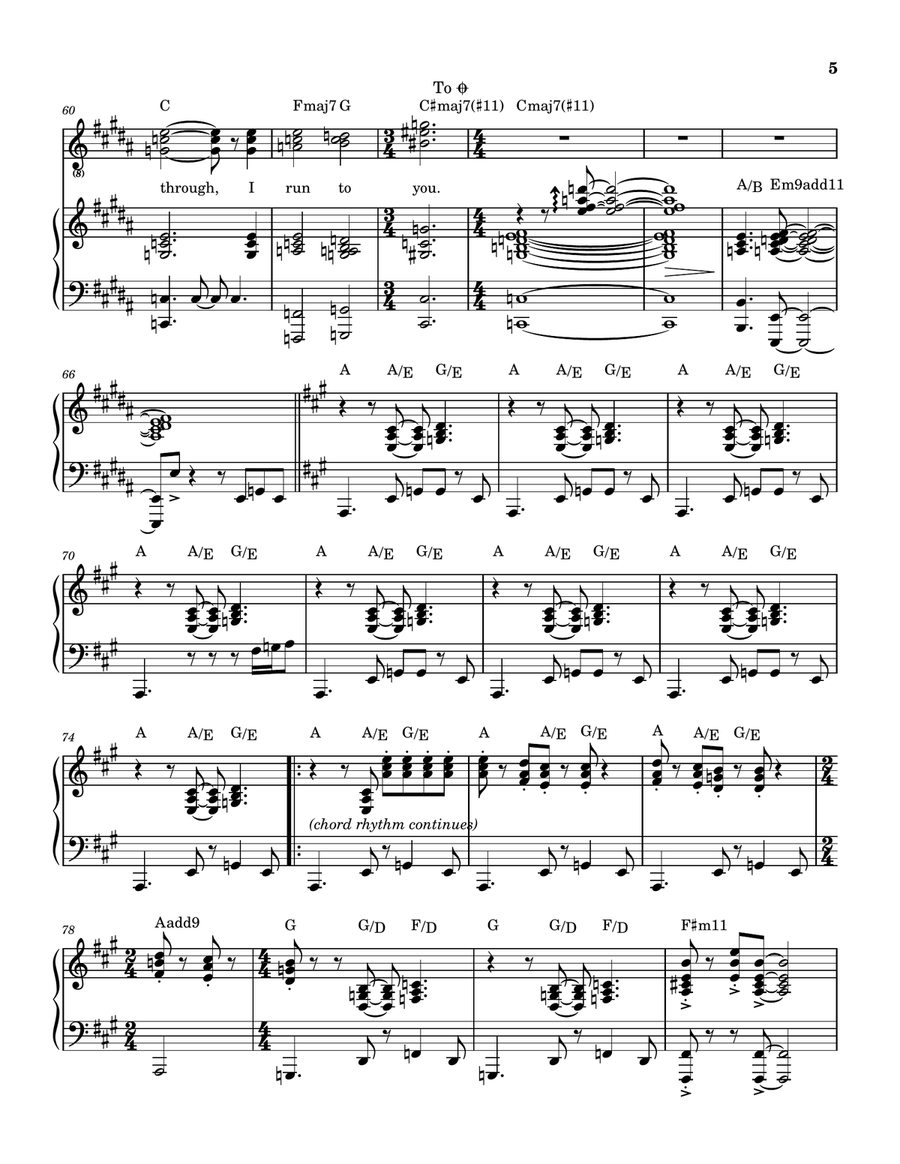 Aja Aja Piano, Vocal scores gallery preview page 6