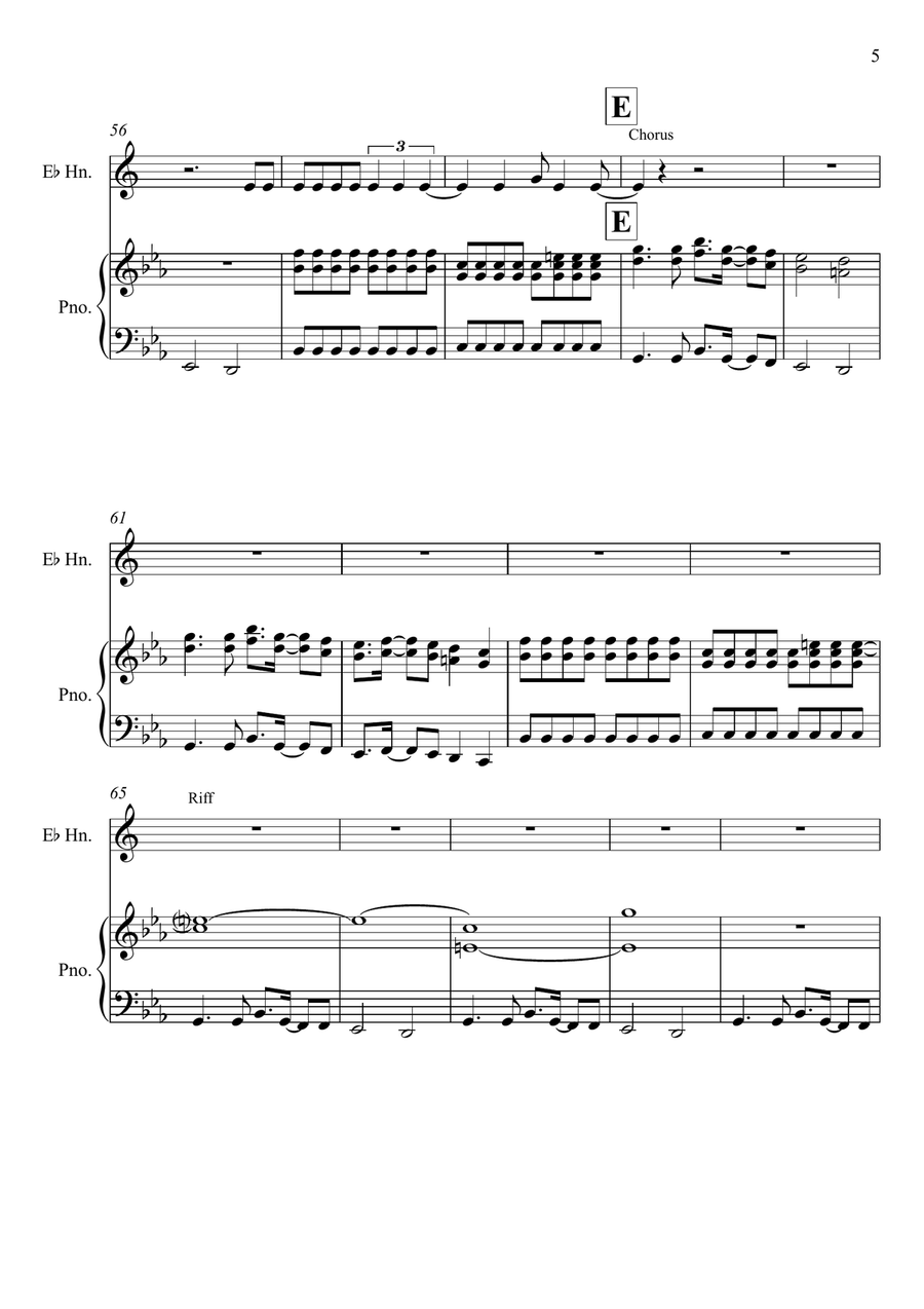 Seven Nation Army Seven Nation Army Horn scores gallery preview page 5