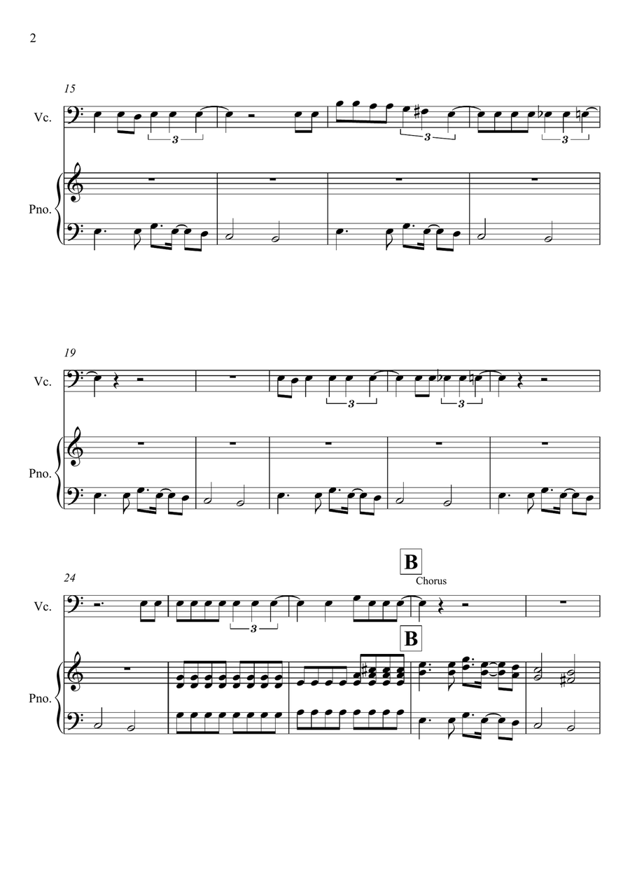 Seven Nation Army Seven Nation Army Piano scores gallery preview page 2