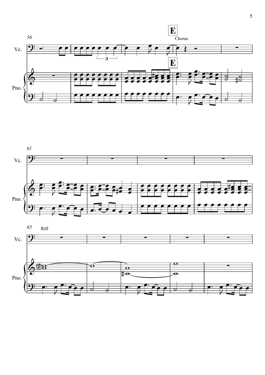 Seven Nation Army Seven Nation Army Piano scores gallery preview page 5