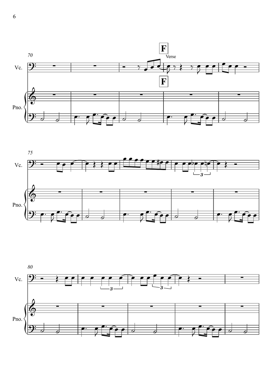 Seven Nation Army Seven Nation Army Piano scores gallery preview page 6