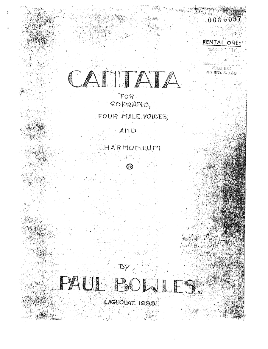 Cantata Cantata Piano, Vocal scores gallery preview page 1