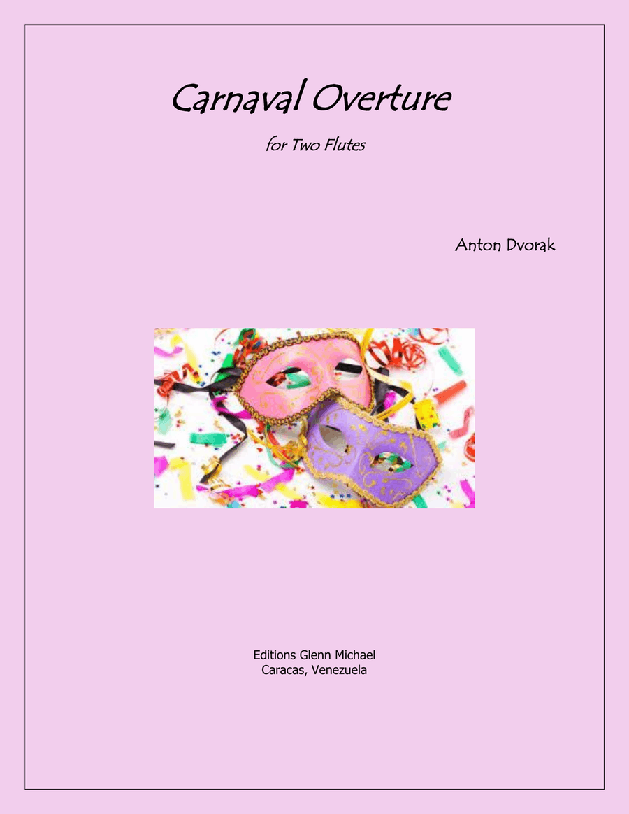 Carnaval Overture for Two Flutes Flute Duet scores gallery preview page 1
