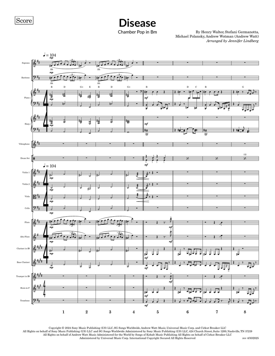 Disease Large Ensemble scores gallery preview page 1