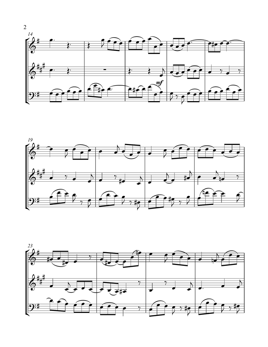 Puzzled Polyphony Woodwind Trio scores gallery preview page 5