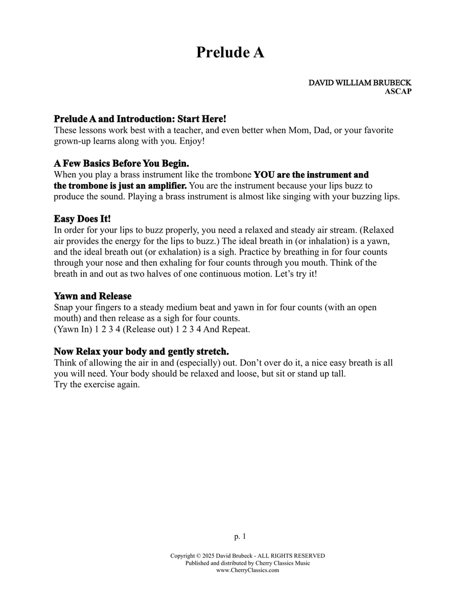 5-Minute Lessons - A Trombone Method for Beginners Trombone scores gallery preview page 3