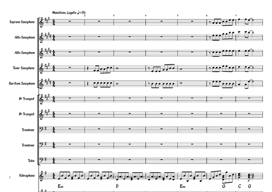 The Sound of Silence - Score Only A Cappella scores gallery preview page 2