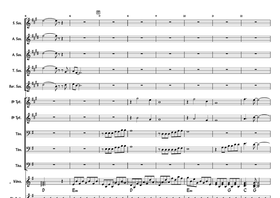 The Sound of Silence - Score Only A Cappella scores gallery preview page 4