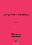 R. Schumann-Anfangs wollt ich fast verzagen,in f sharp minor