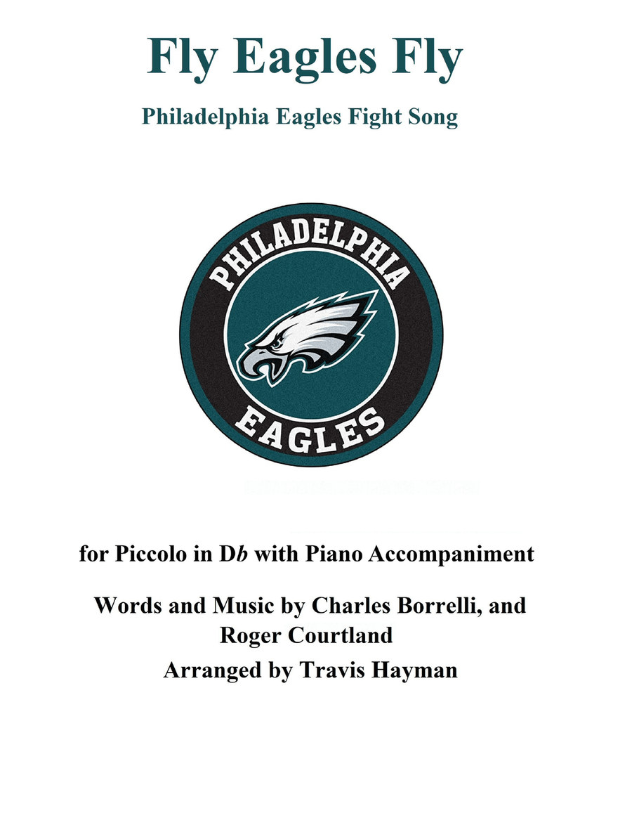 Fly Eagles Fly - Piccolo in D flat with Piano Accompaniment Piccolo scores gallery preview page 1