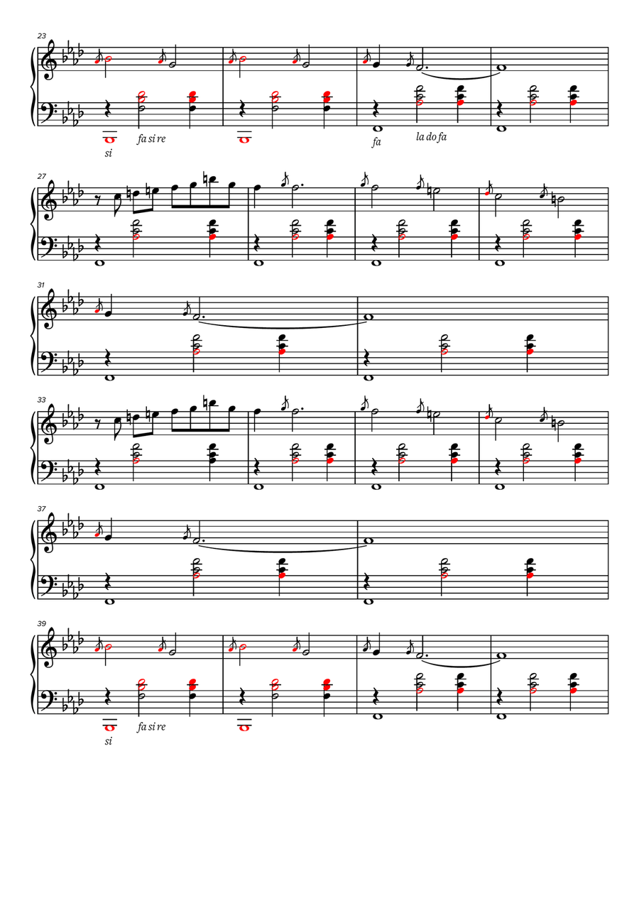 Gnossienne n 1 fa mineur Gnossienne n 1 fa mineur Easy Piano scores gallery preview page 2