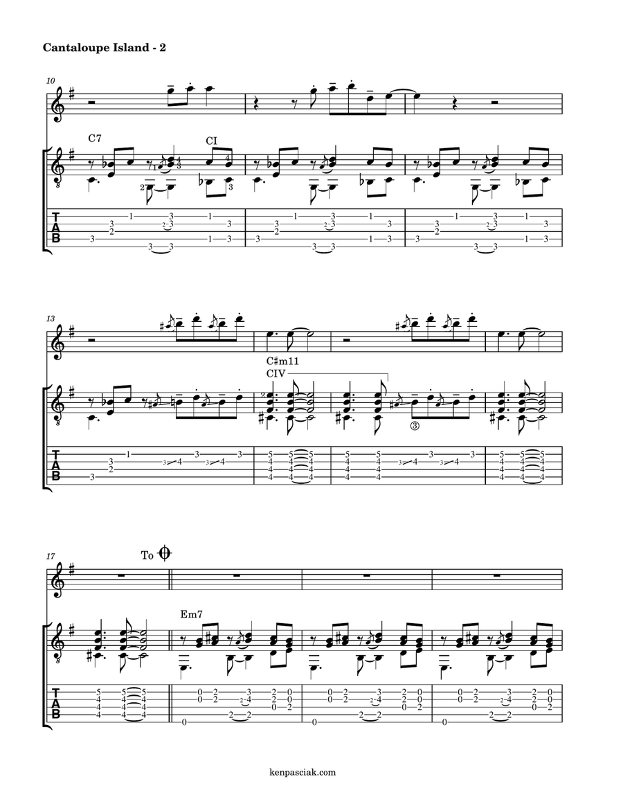 Cantaloupe Island Cantaloupe Island Flute scores gallery preview page 4