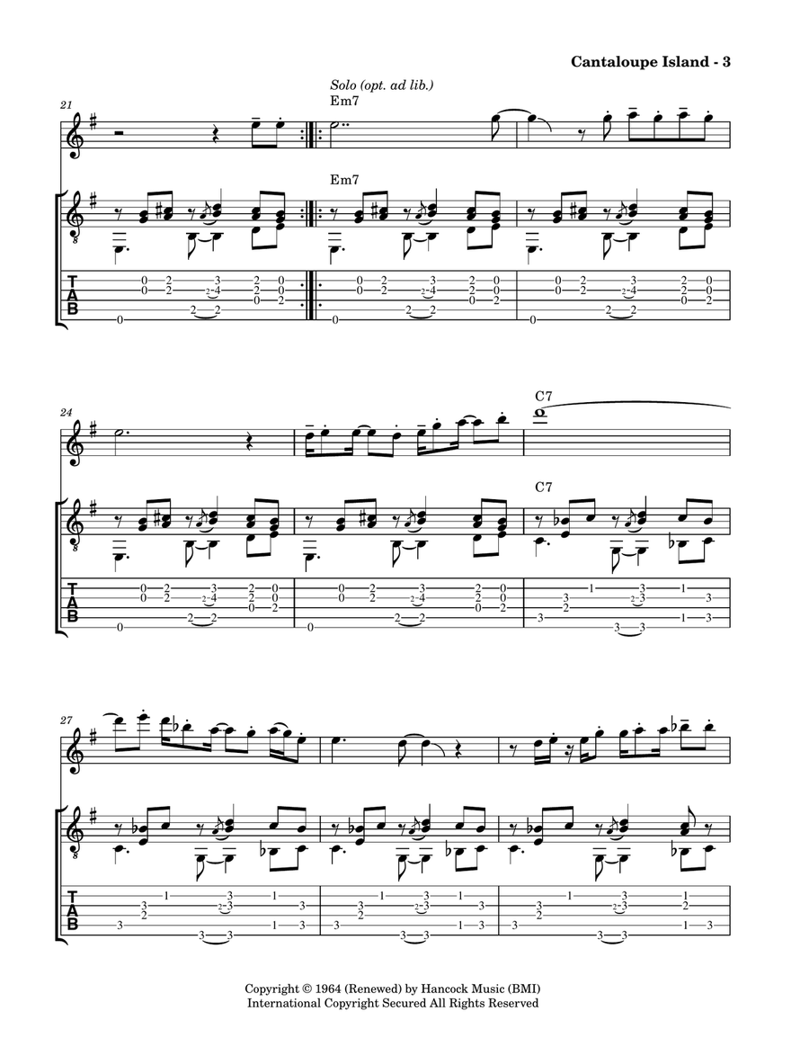 Cantaloupe Island Cantaloupe Island Flute scores gallery preview page 5