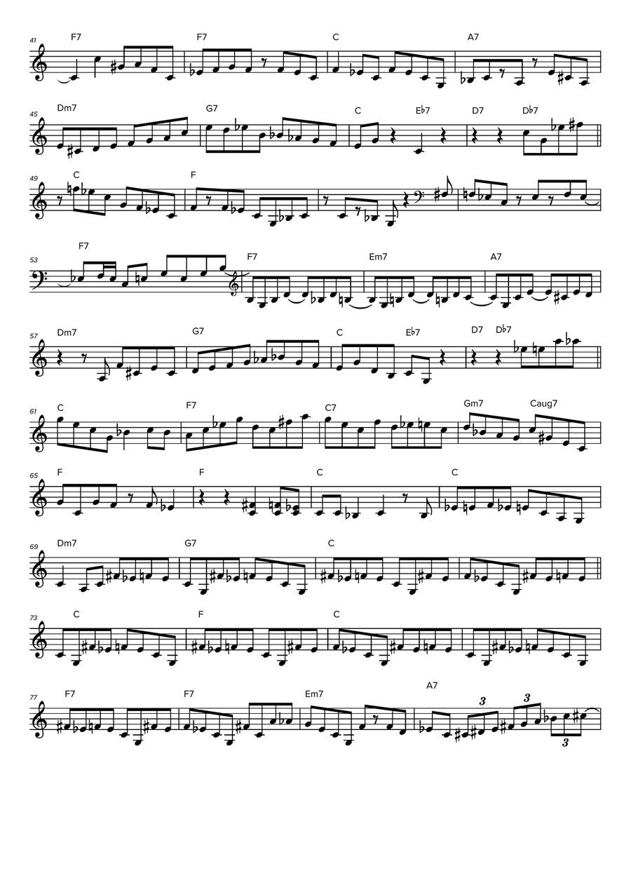 Blues transcription solo Piano Solo scores gallery preview page 2
