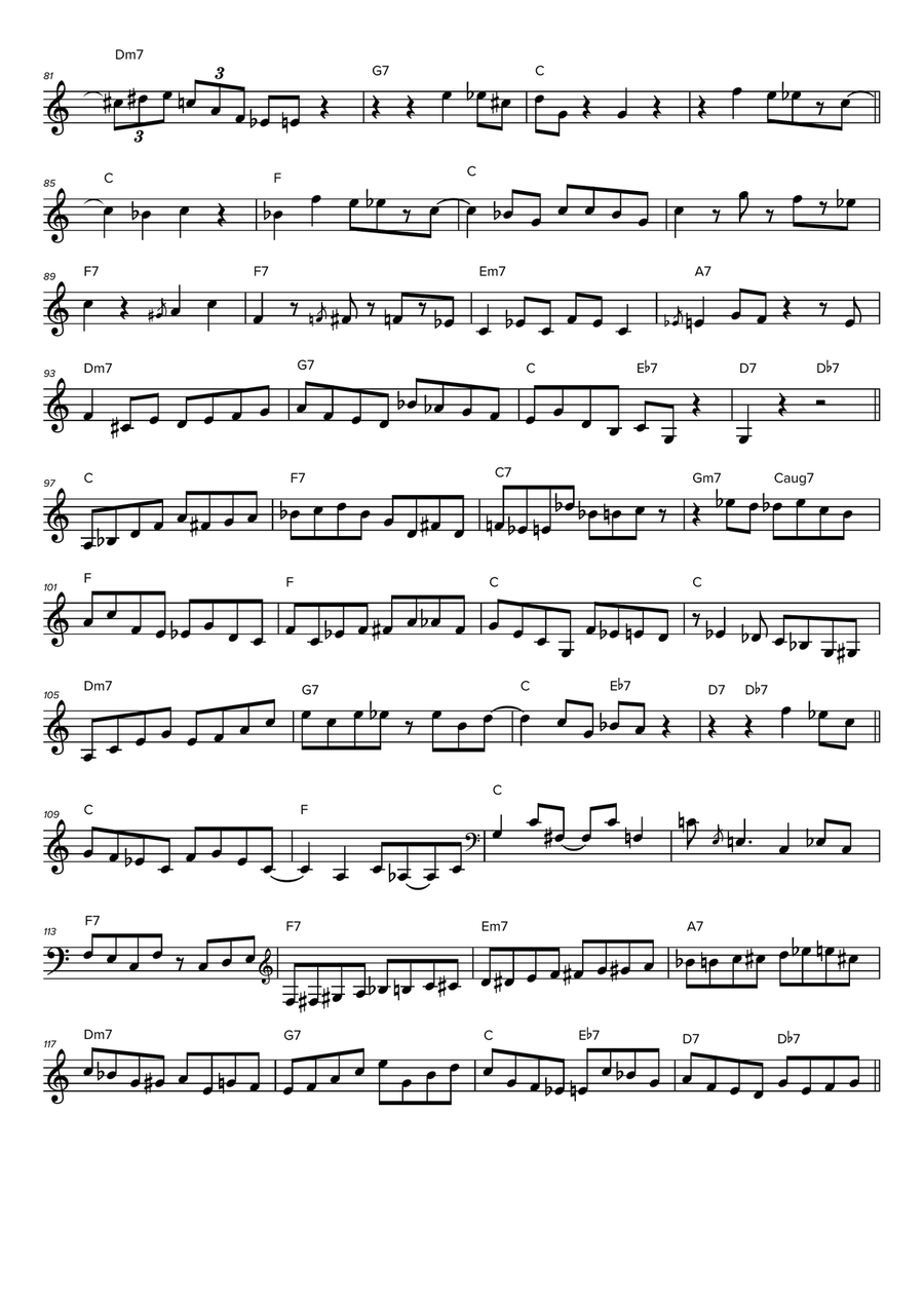 Blues transcription solo Piano Solo scores gallery preview page 3
