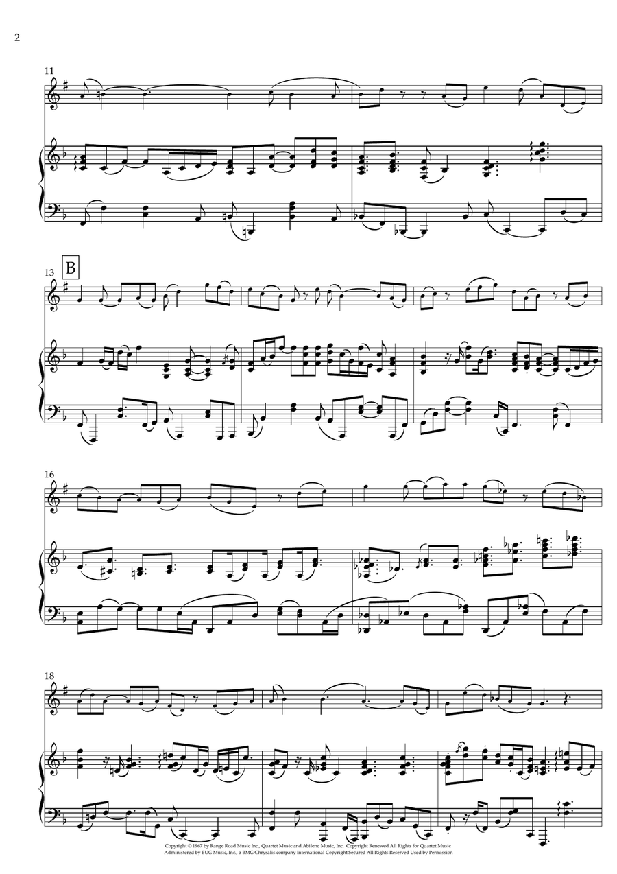What A Wonderful World What A Wonderful World Soprano Saxophone scores gallery preview page 2
