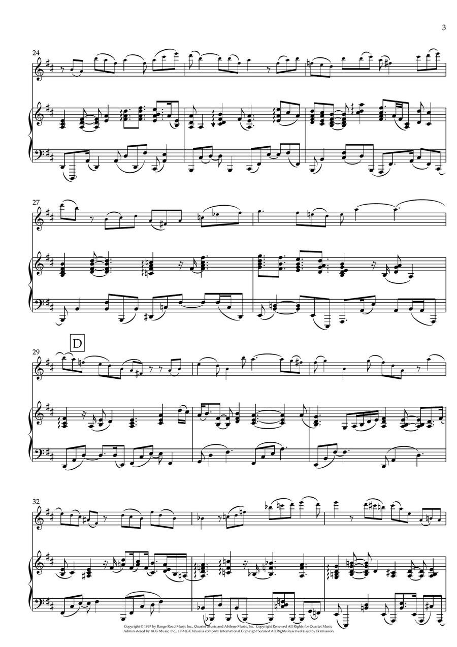 What A Wonderful World Flute scores gallery preview page 3