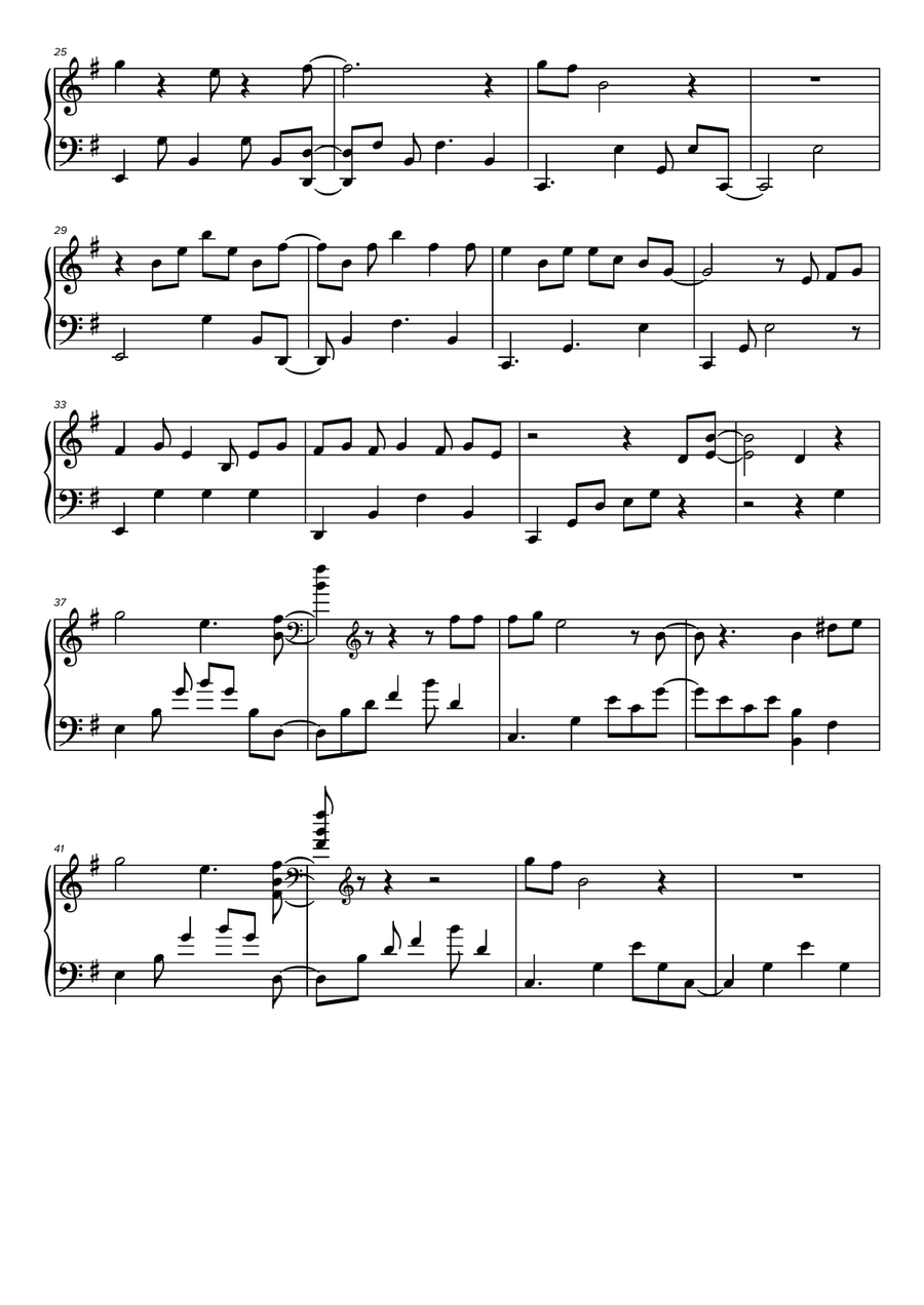 Borealis Borealis Easy Piano scores gallery preview page 2