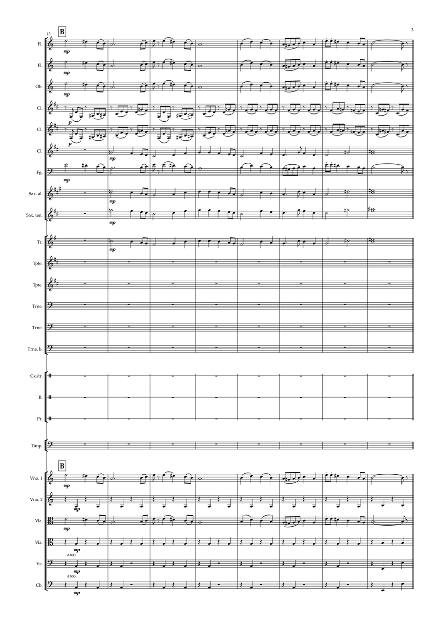 Marche Slave - Student Orchestra - Level 2,5 Full Orchestra scores gallery preview page 3