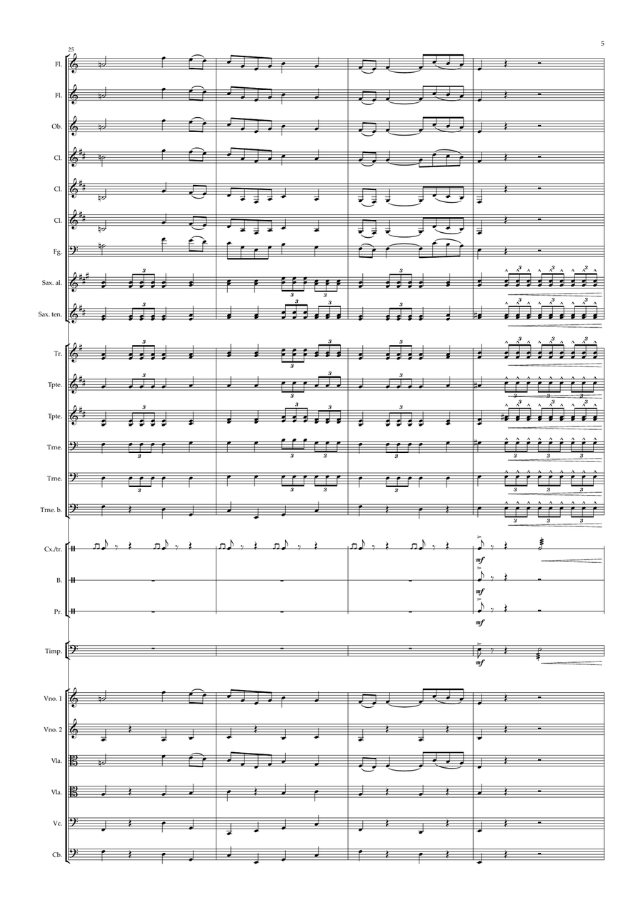 Marche Slave - Student Orchestra - Level 2,5 Full Orchestra scores gallery preview page 5