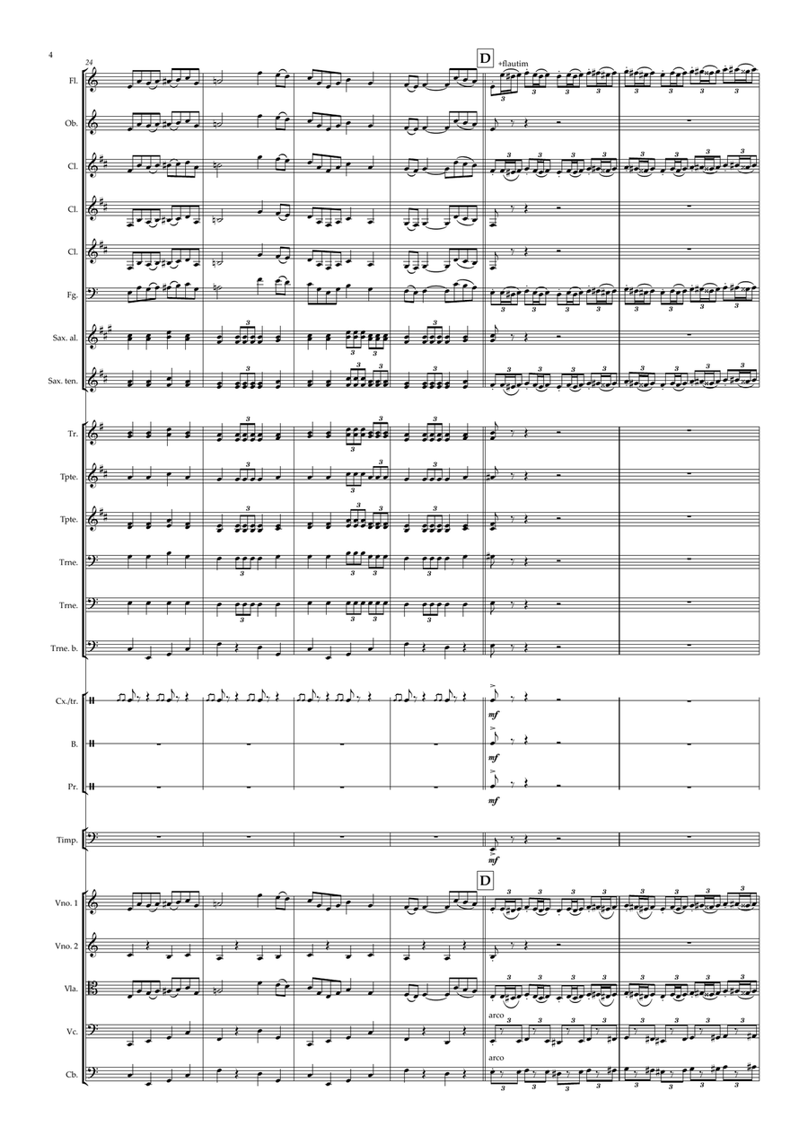 Marche Slave - Student Orchestra - Level 3,5 Full Orchestra scores gallery preview page 4