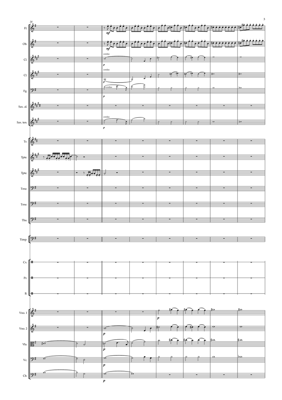 Alvorada - Carlos Gomes - Student Orchestra - Level 2,5 Full Orchestra scores gallery preview page 3