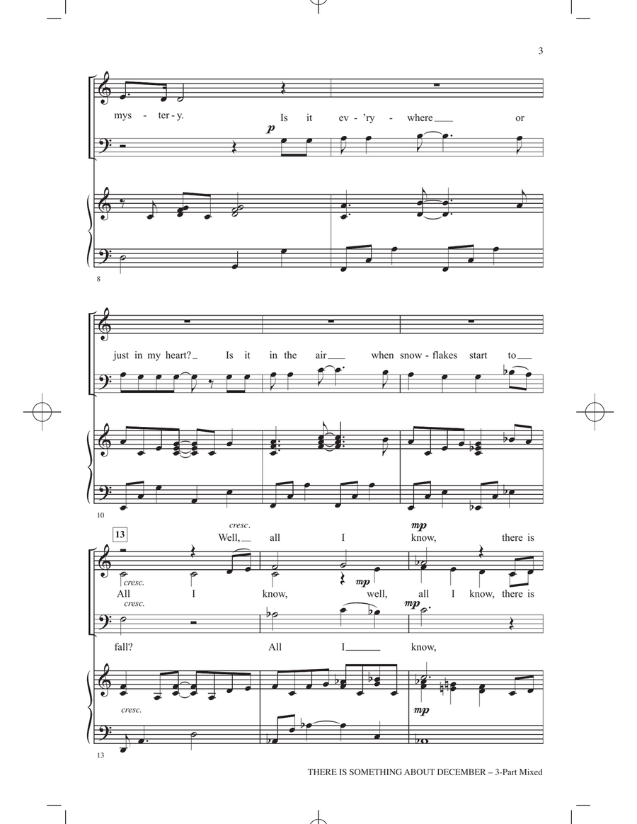 There Is Something About December 3-Part scores gallery preview page 2