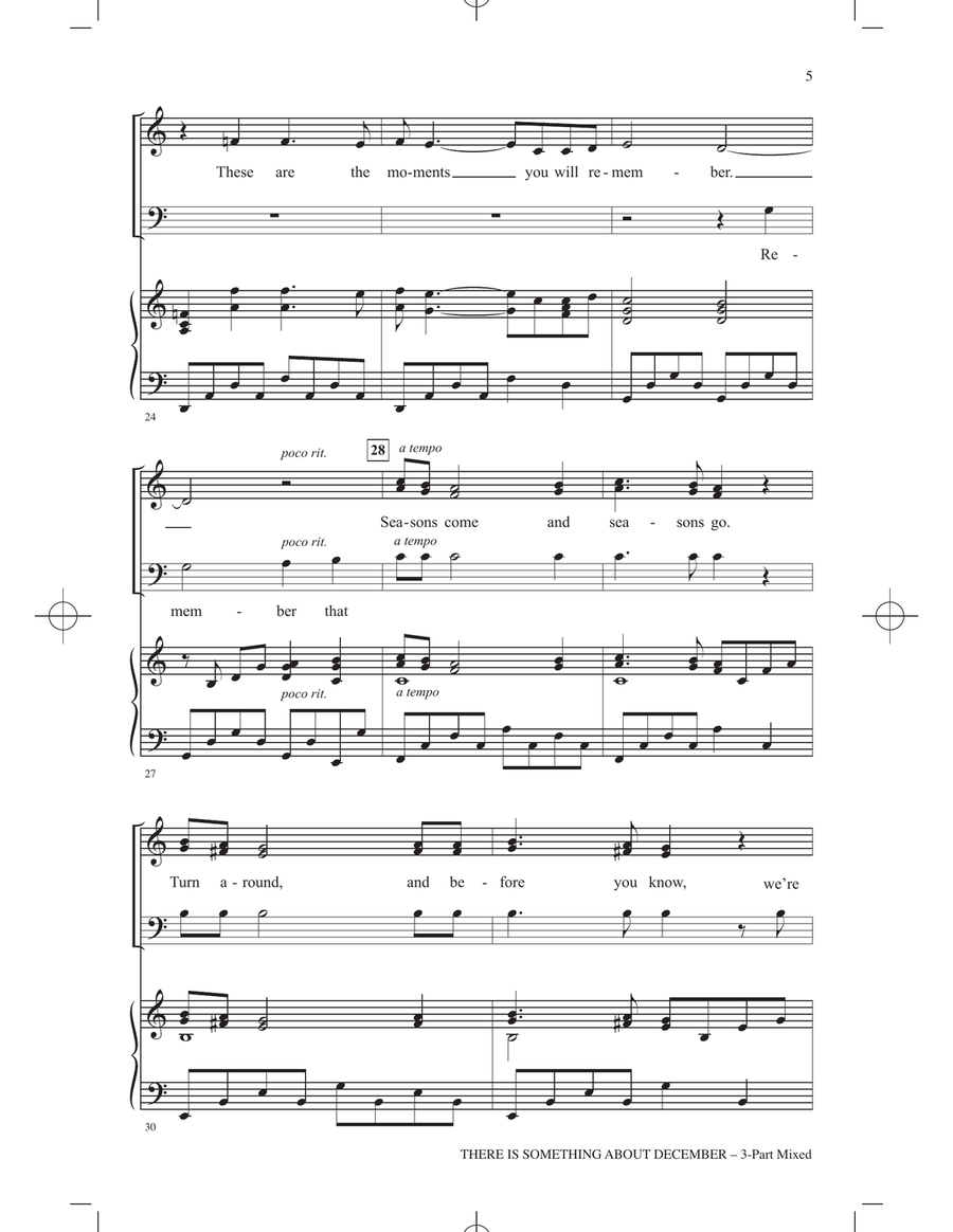 There Is Something About December 3-Part scores gallery preview page 4