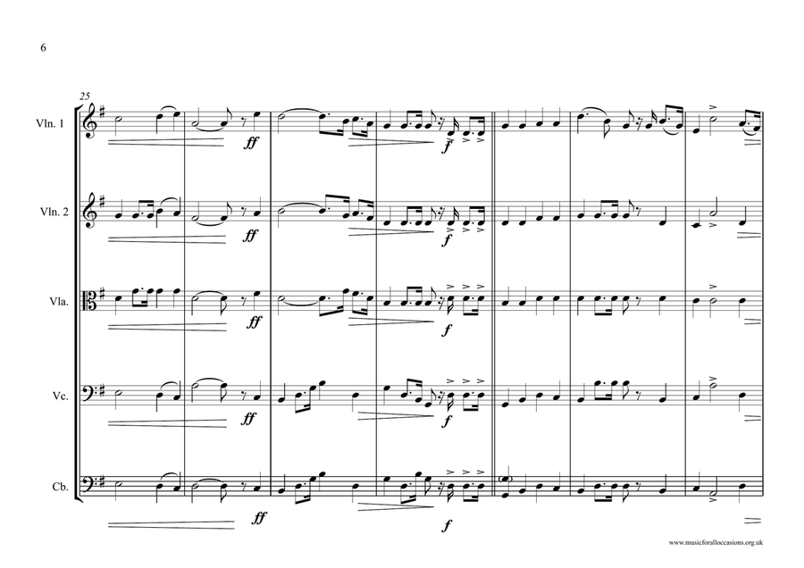 New Caledonians National & Local Anthems for String Orchestra String Orchestra scores gallery preview page 6