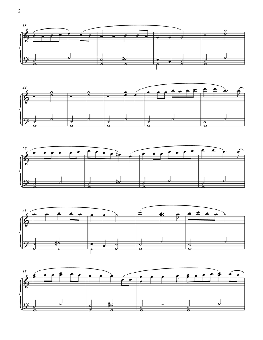 The Lord of the Dance The Lord of the Dance Piano Solo scores gallery preview page 2