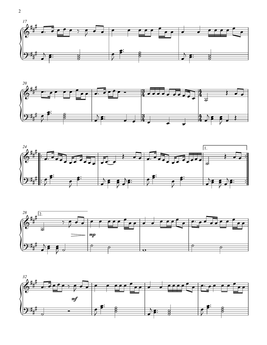 Good News Piano Solo scores gallery preview page 2