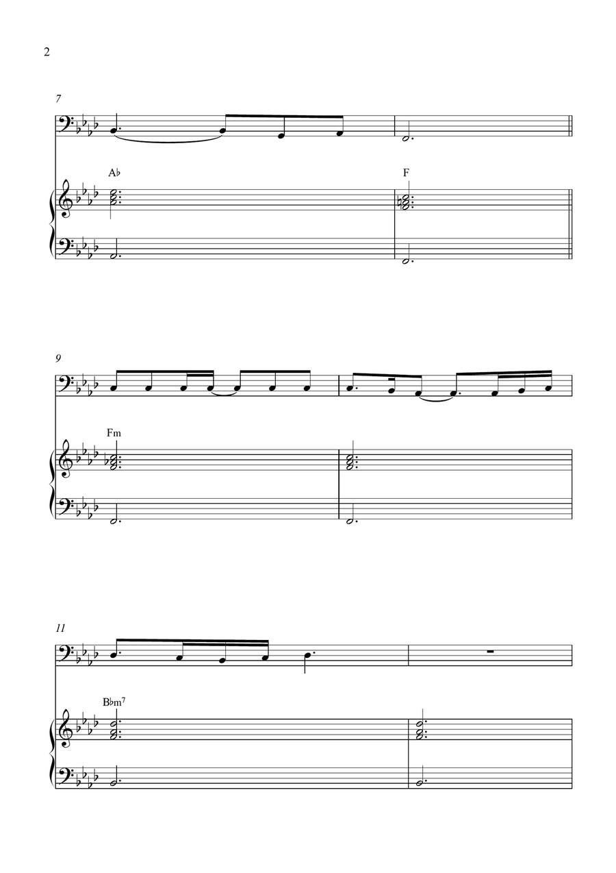 Glimpse Of Us Glimpse Of Us Bassoon scores gallery preview page 2