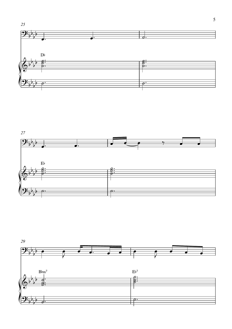 Glimpse Of Us Glimpse Of Us Bassoon scores gallery preview page 5