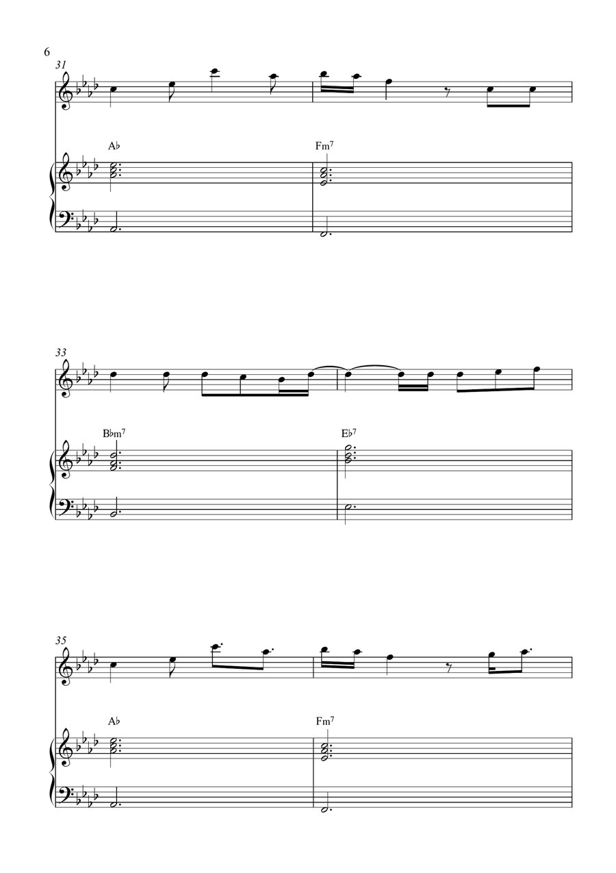 Glimpse Of Us Glimpse Of Us Piano scores gallery preview page 6
