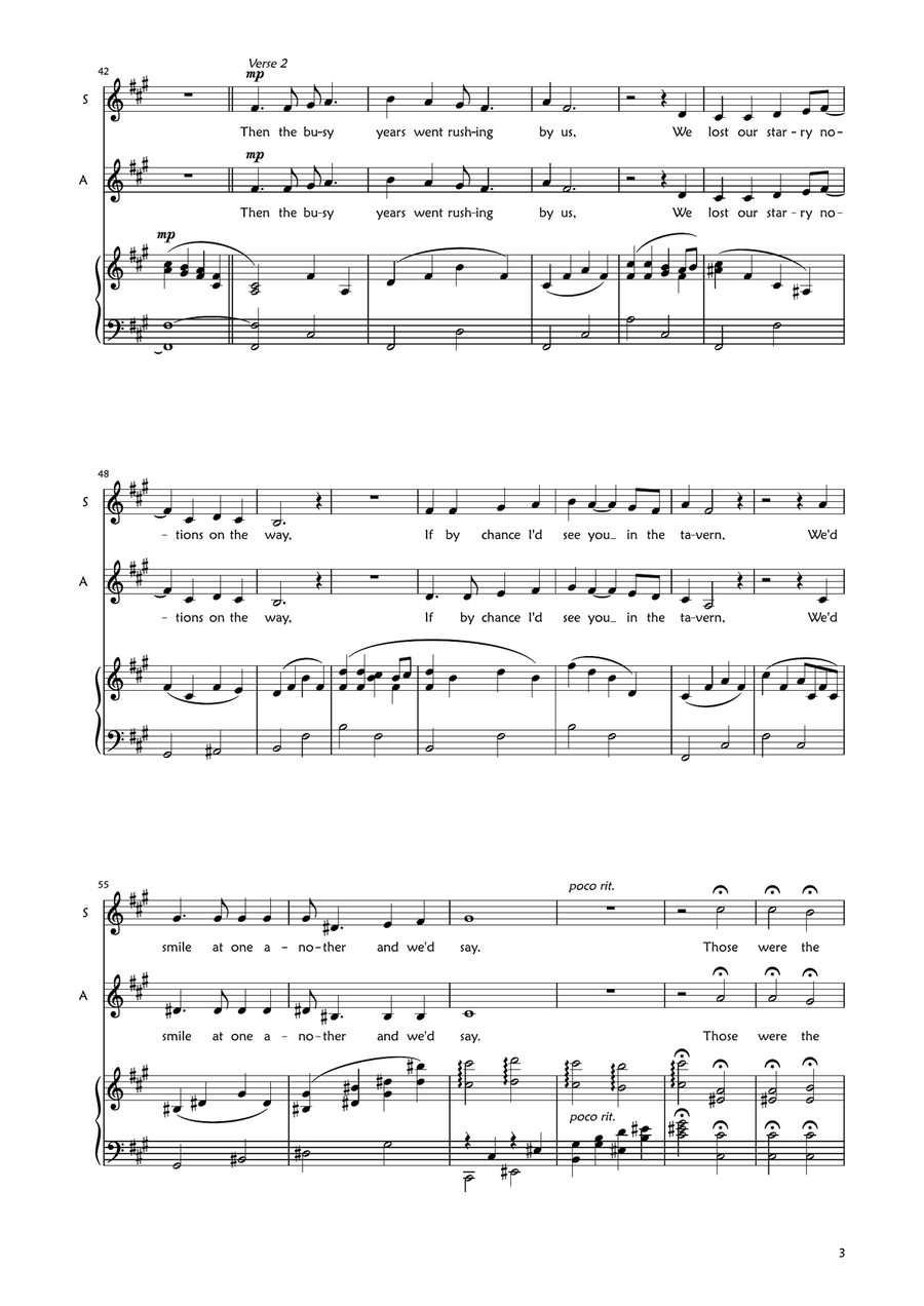 Those Were The Days SA scores gallery preview page 3