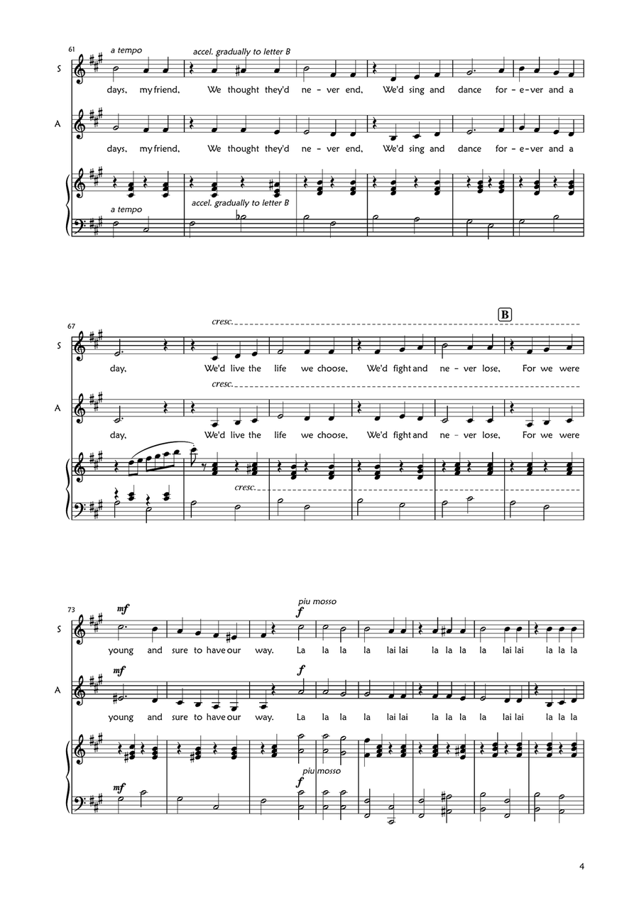Those Were The Days SA scores gallery preview page 4