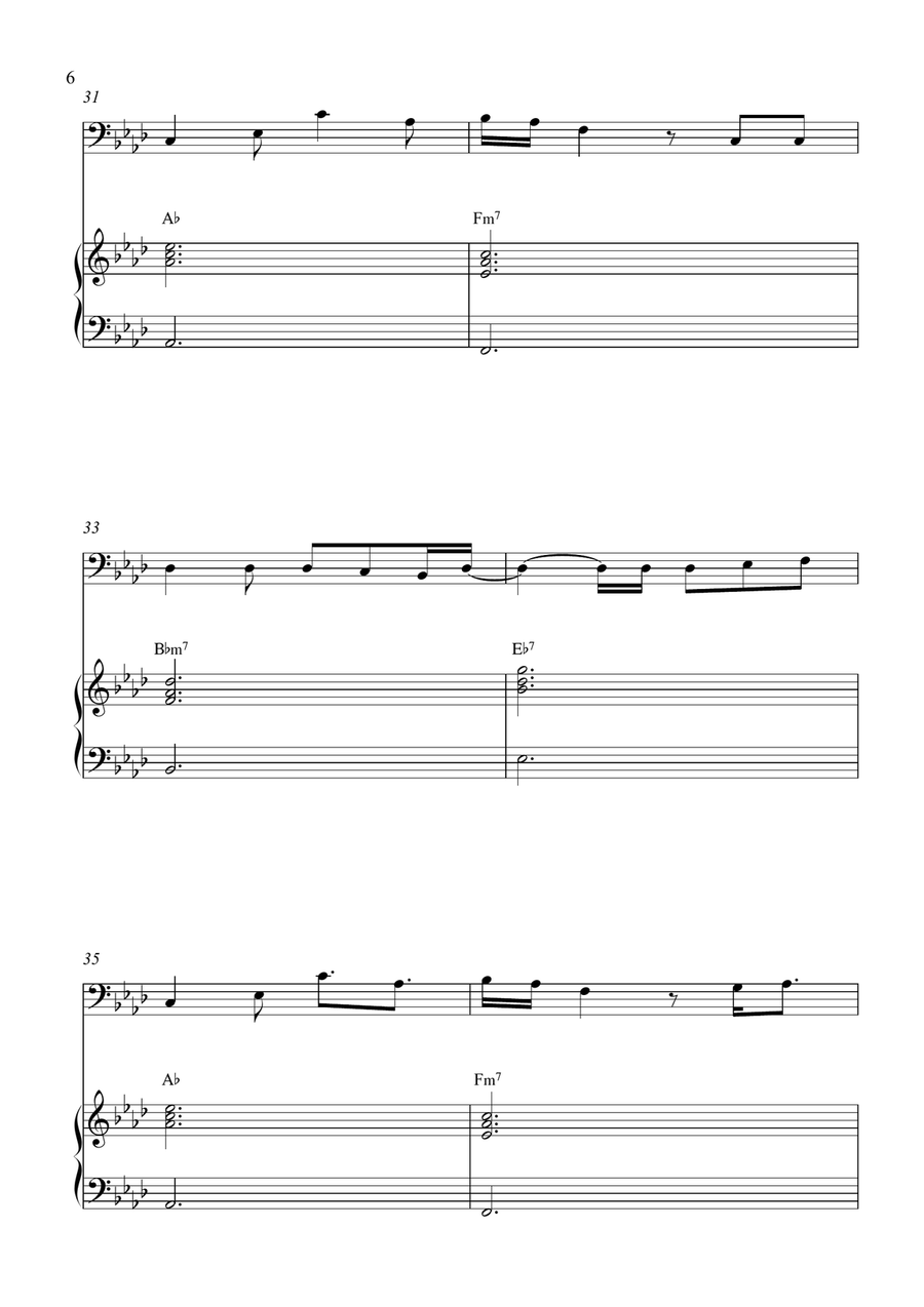 Glimpse Of Us Glimpse Of Us Piano scores gallery preview page 6