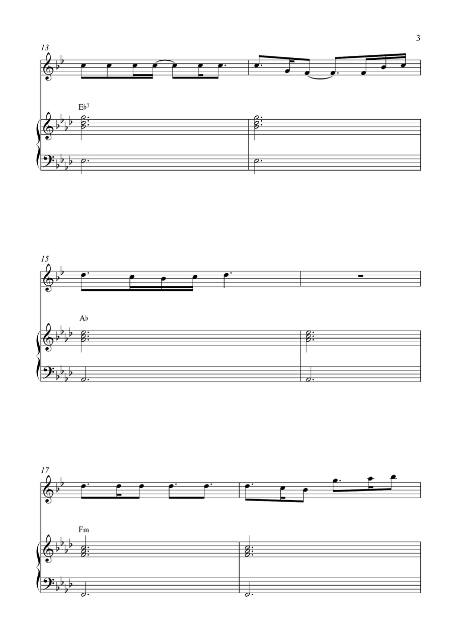 Glimpse Of Us Glimpse Of Us Tenor Saxophone scores gallery preview page 3